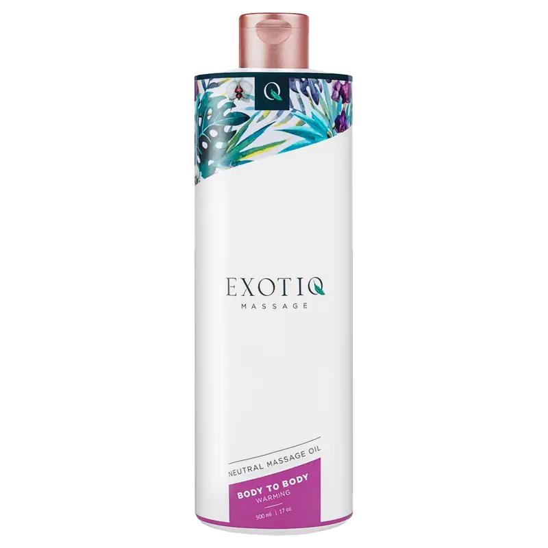 Levně Exotiq Body To Body Warming Massage Oil 500ml