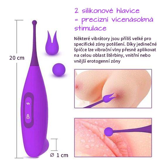 BASIC X Datel podtlakový stimulátor klitorisu fialový