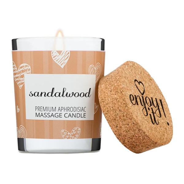 Enjoy it! Masážní svíčka Sandalwood 70 ml