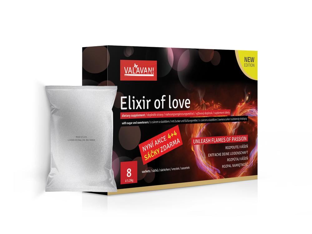 Elixir of love 4x5,28mg - přírodní doplněk stravy pro zvýšení libida