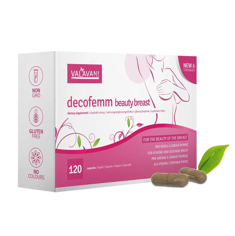 DecoFemm Beauty Breast 120 kapslí - doplněk stravy pro zdravé poprsí