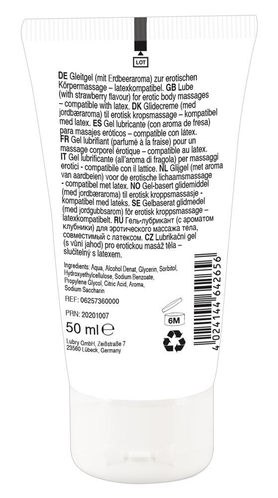 Lick it! Lubrikační a masážní gel Jahoda 50 ml - Image 2