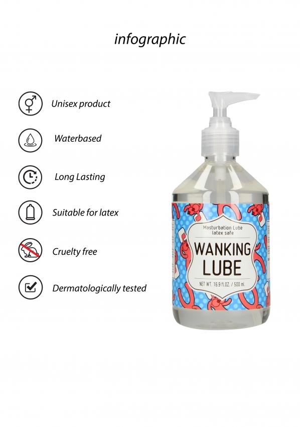 Wanking lube Masturbační lubrikační gel 500 ml - Image 2