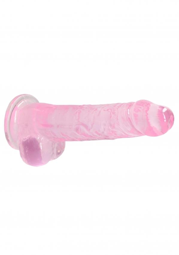 Realrock gelové dildo s přísavkou 21,5 cm růžové - Image 3