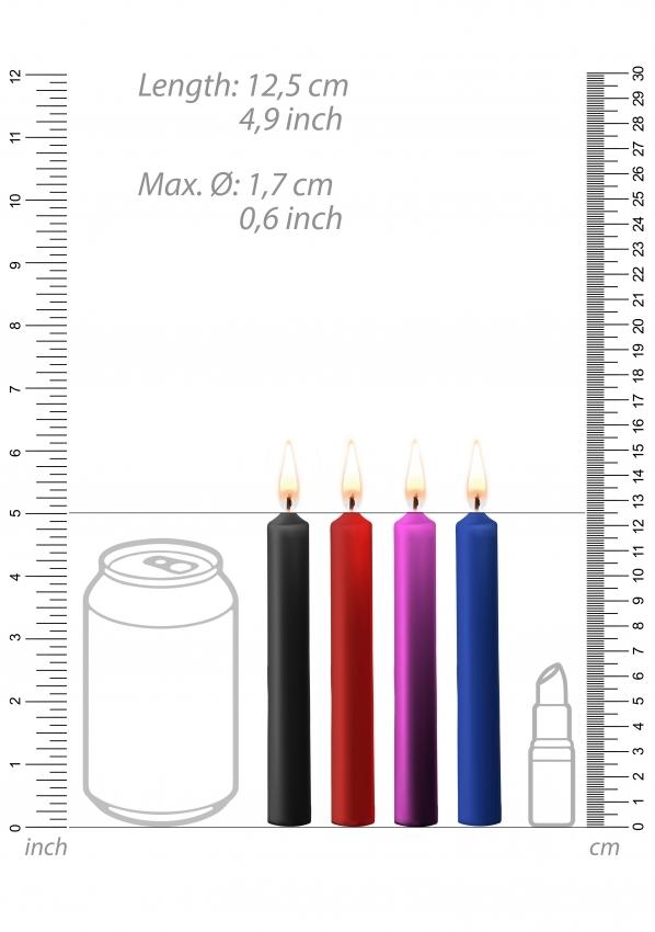 Ouch! SM svíčky 4 ks - mix barev - Obrázek 4