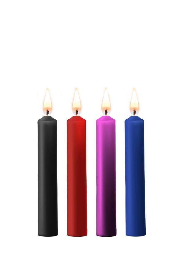 Ouch! Teasing Wax Candles Parafin 4 pack Mixed Colors