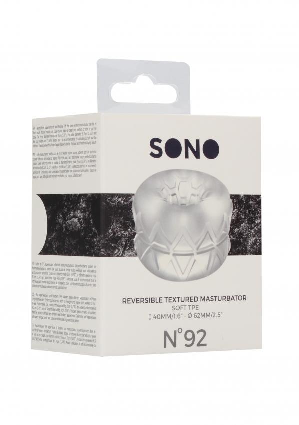 SONO No.92 oboustranný masturbátor transparentní - Image 3