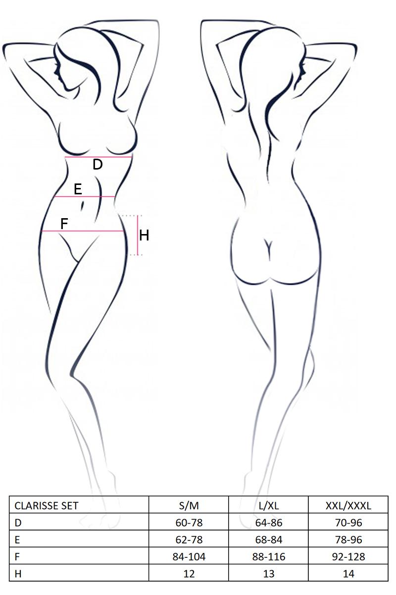 Casmir Clarisse set černý: S/M - Obrázek 4