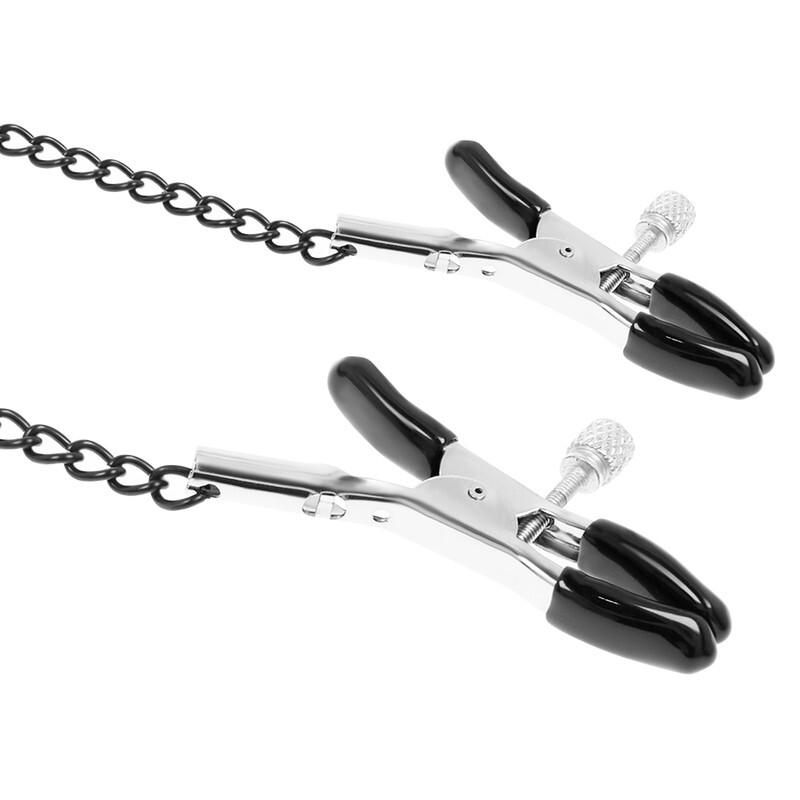 Fetish Submissive obojek se svorkami na bradavky - Image 2