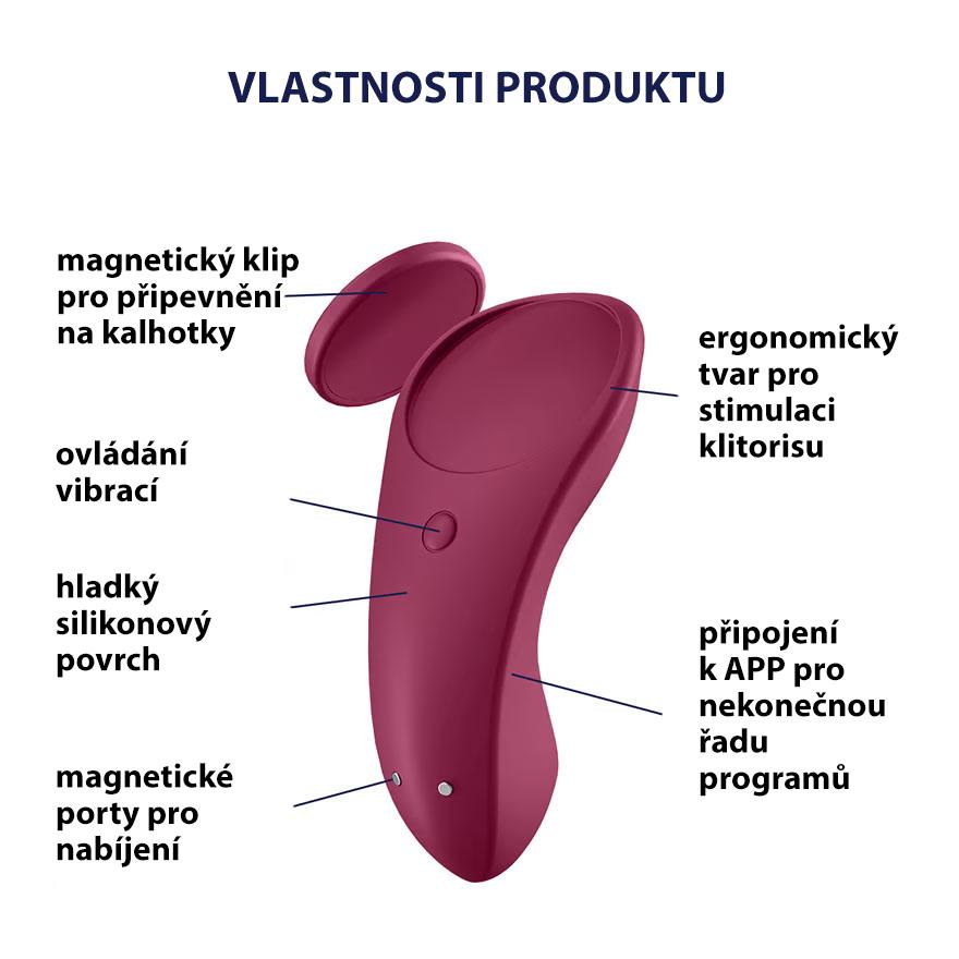 Satisfyer Sexy secret Vibrátor do kalhotek