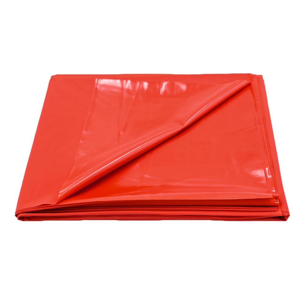 BASIC X Lakované ložní prádlo - PVC prostěradlo červené - Image 2