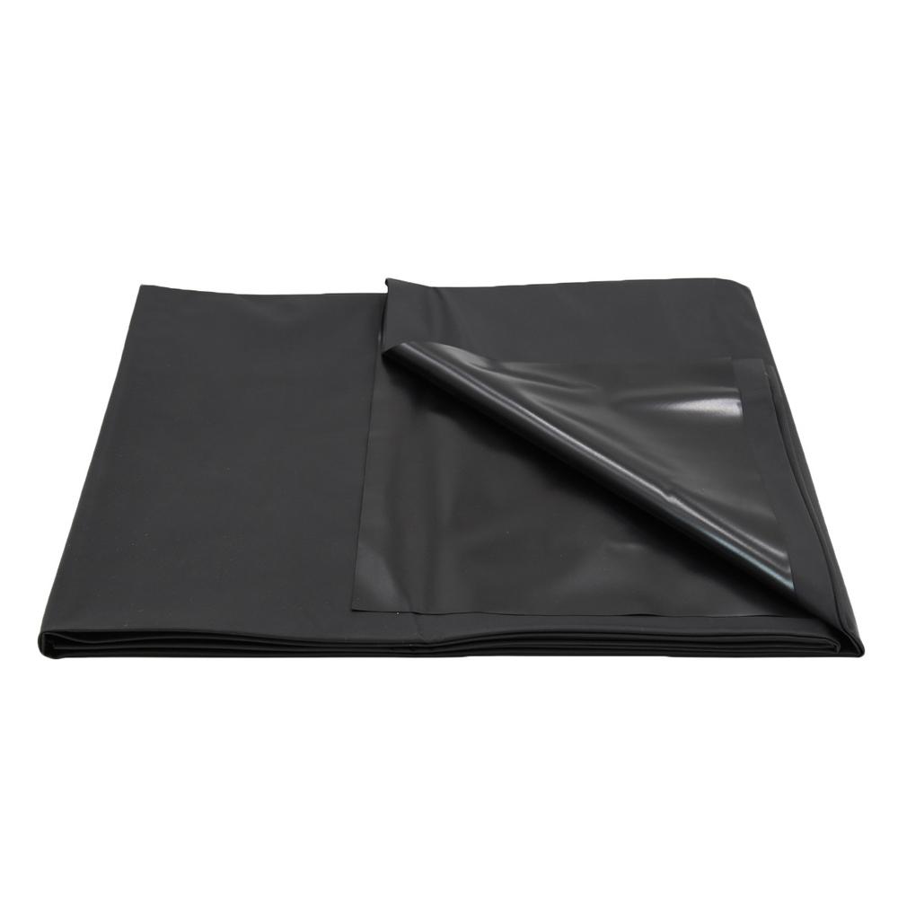 BASIC X Lakované ložní prádlo - PVC prostěradlo černé - Image 5