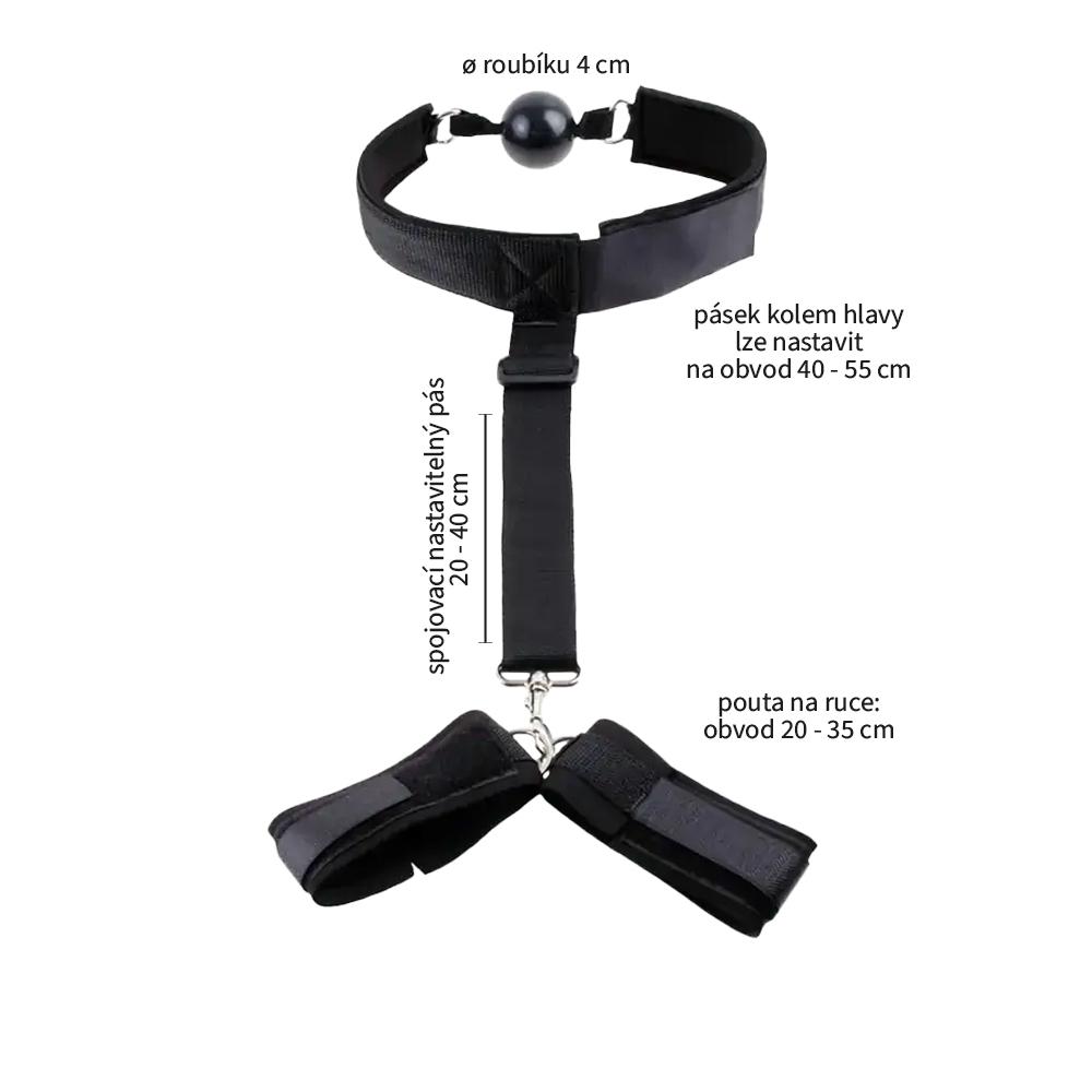 BASIC X sada pouta na ruce a roubík - Obrázek 3