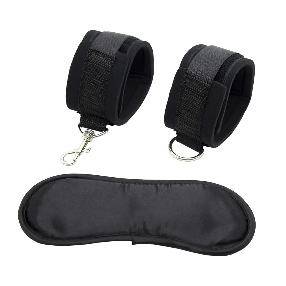 BASIC X sada erotická pouta a maska na oči