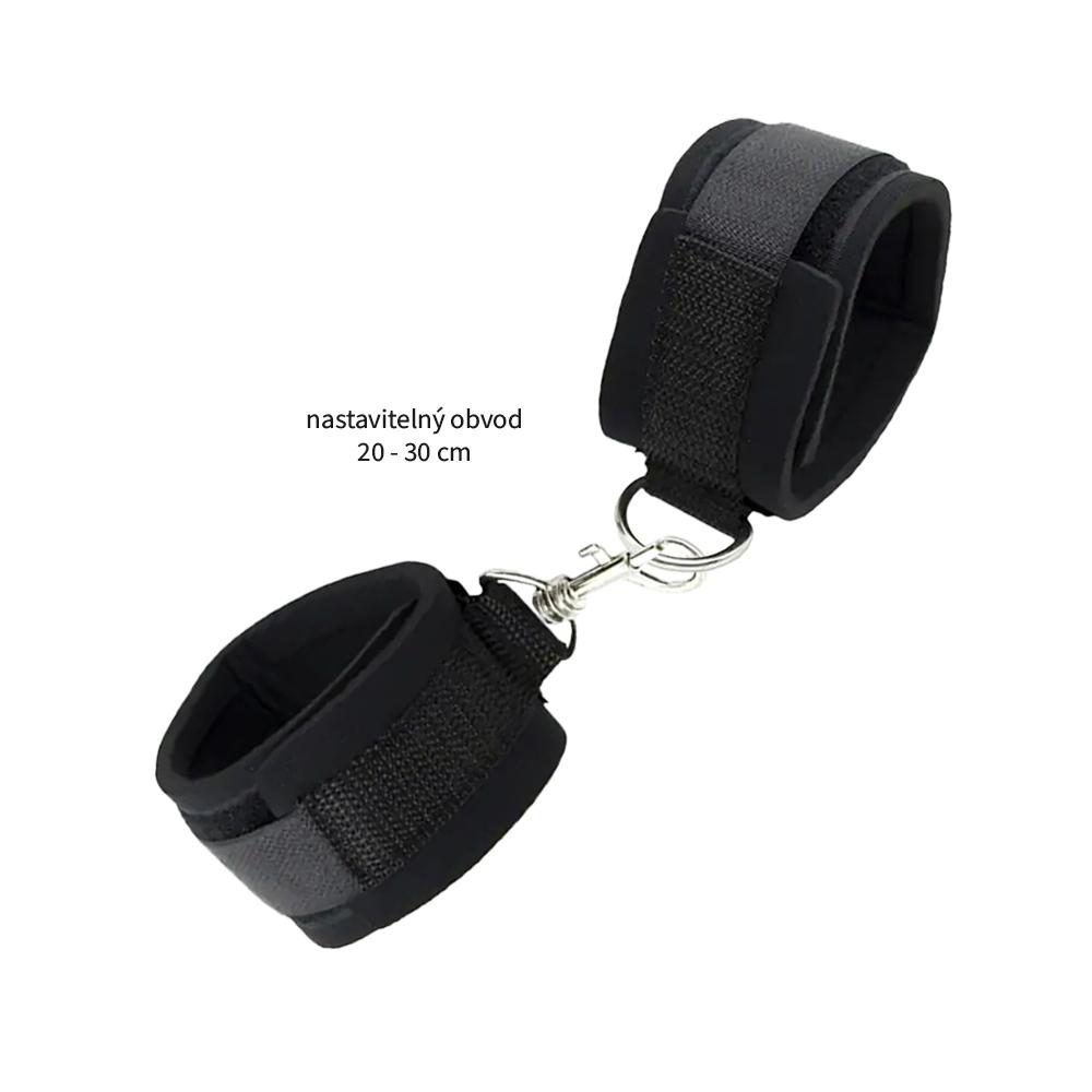 BASIC X sada erotická pouta a maska na oči