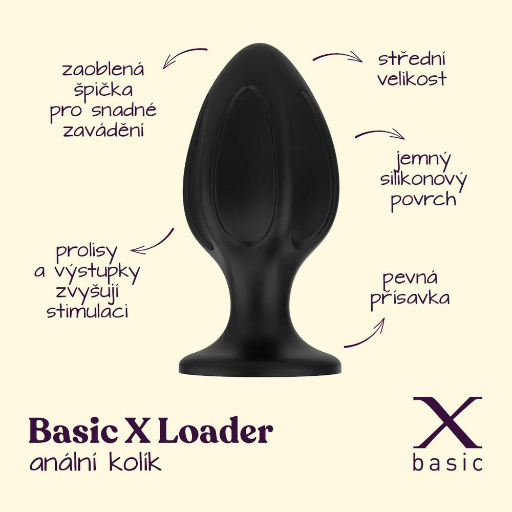 BASIC X Loader - silikonový anální kolík M - Image 2