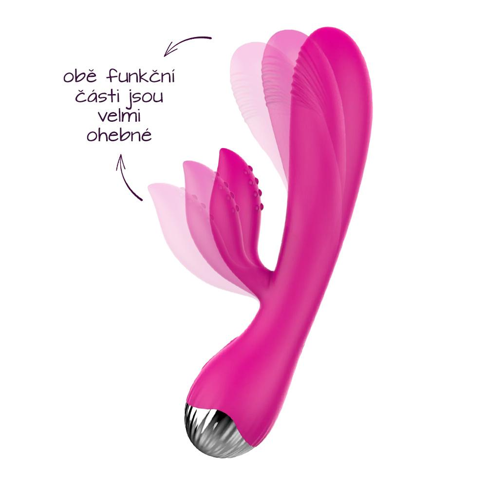 BASIC X Gigolo Plus - dobíjecí vibrátor se stimulátorem klitorisu - Image 4