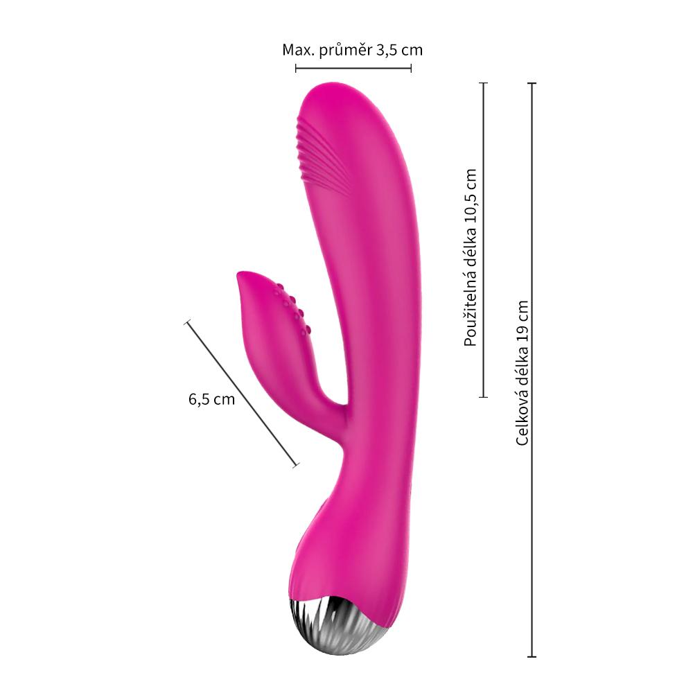 BASIC X Gigolo Plus - dobíjecí vibrátor se stimulátorem klitorisu - Image 3