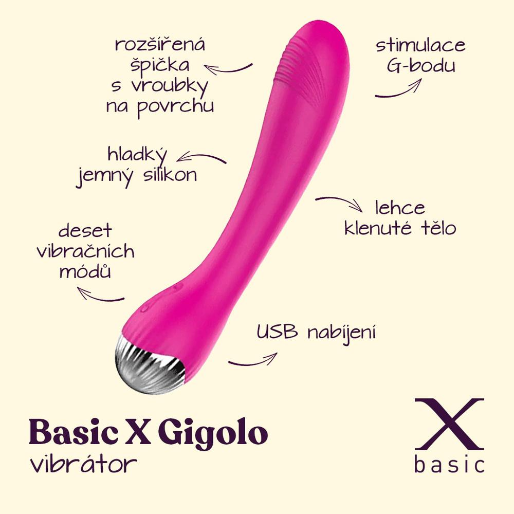 BASIC X Gigolo - dobíjecí vibrátor - Image 2