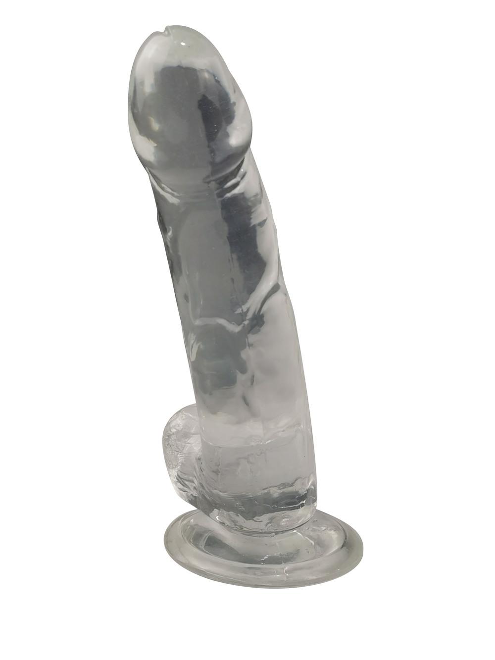 BASIC X Rocco transparentní penis s přísavkou M - Image 7