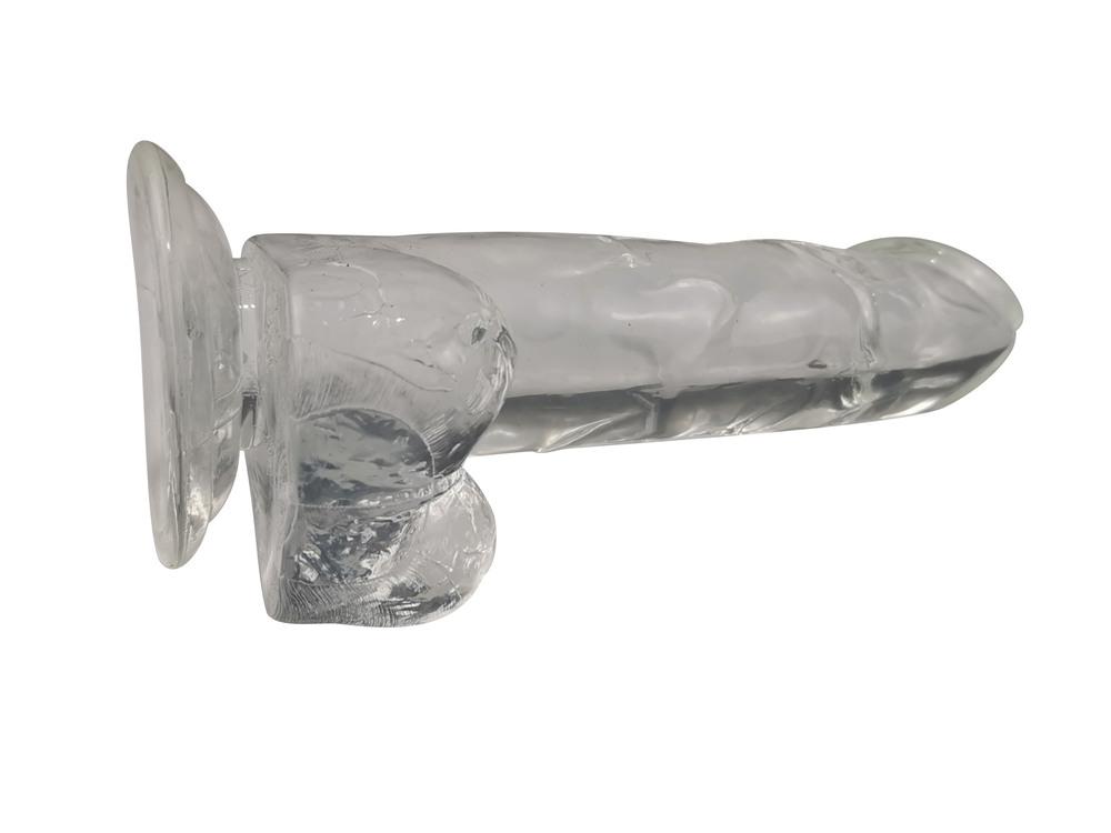 BASIC X Rocco transparentní penis s přísavkou S - Obrázek 5