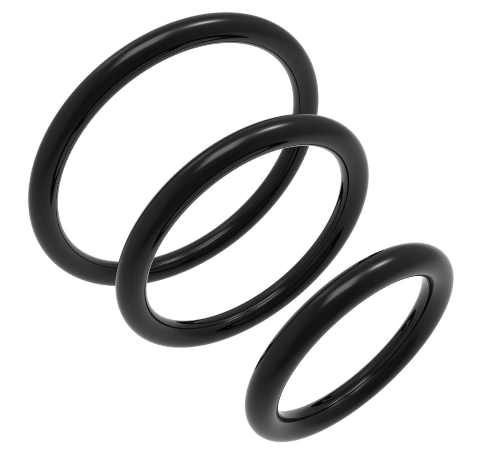 BASIC X GoUp – sada erekčních kroužků na penis