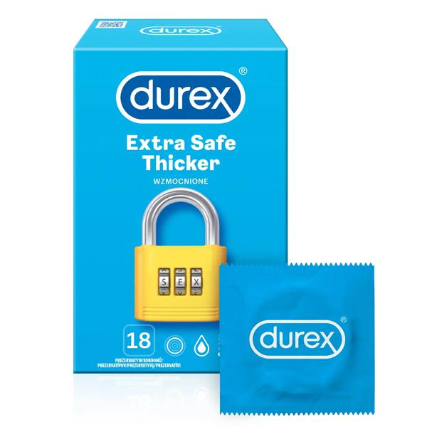 Levně Durex Extra Safe Thicker 18 ks