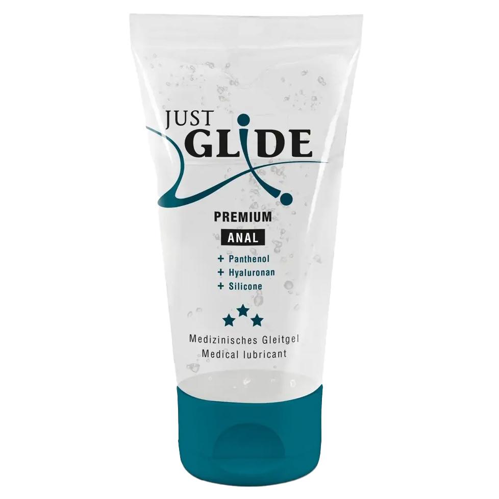 Levně Just Glide Premium Anal lubrikační gel 50 ml