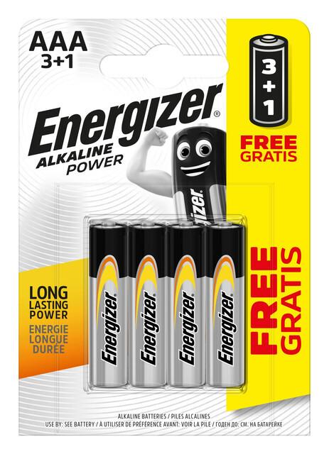 Energizer Alkaline Power baterie Mikrotužka AAA/4 3+1 zdarma