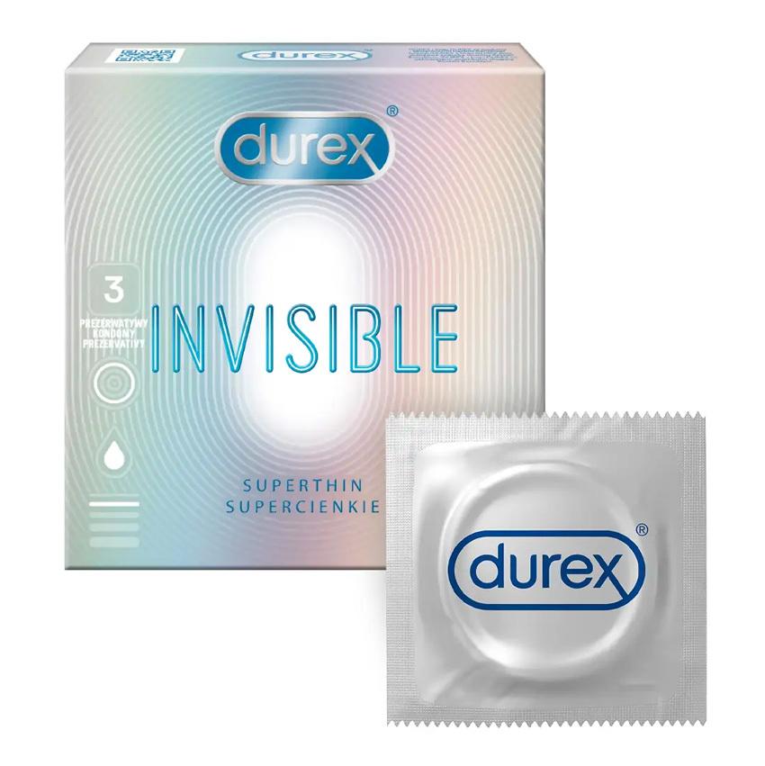 Levně Durex invisible 3ks