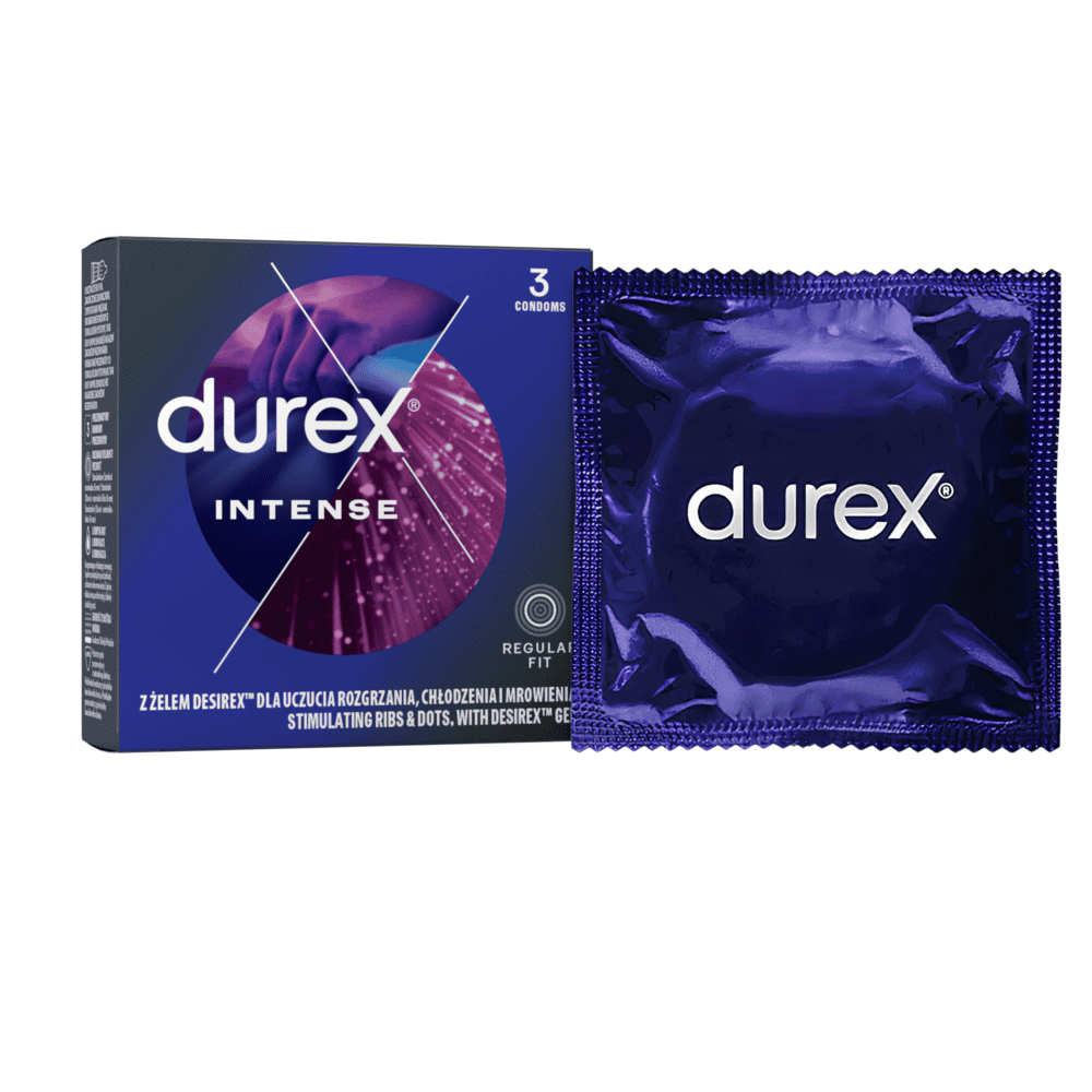 Durex Intense kondomy 3 ks