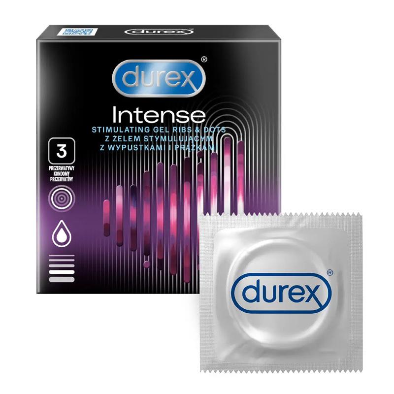 Levně Durex Intense kondomy 3 ks