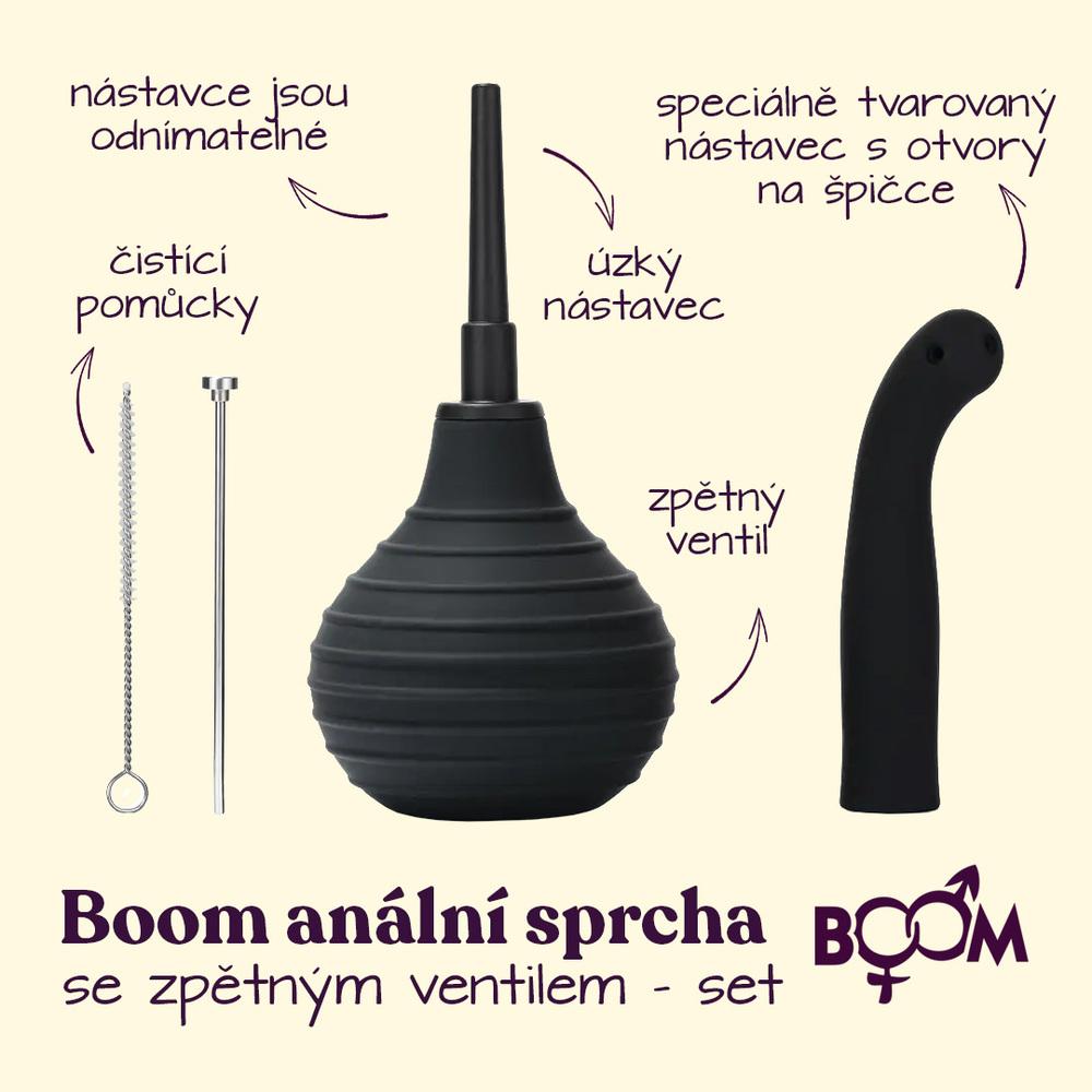 BOOM anální sprcha se zpětným ventilem - sada - Image 2
