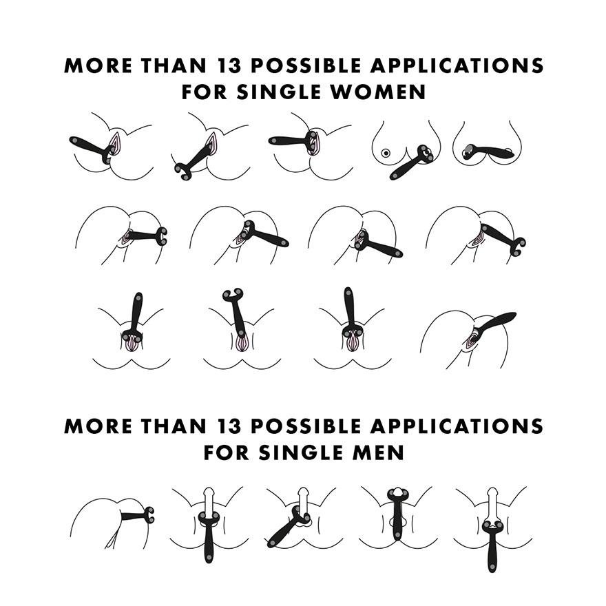 Satisfyer Endless Fun Multifunčkní vibrátor - modrý - Obrázek 5