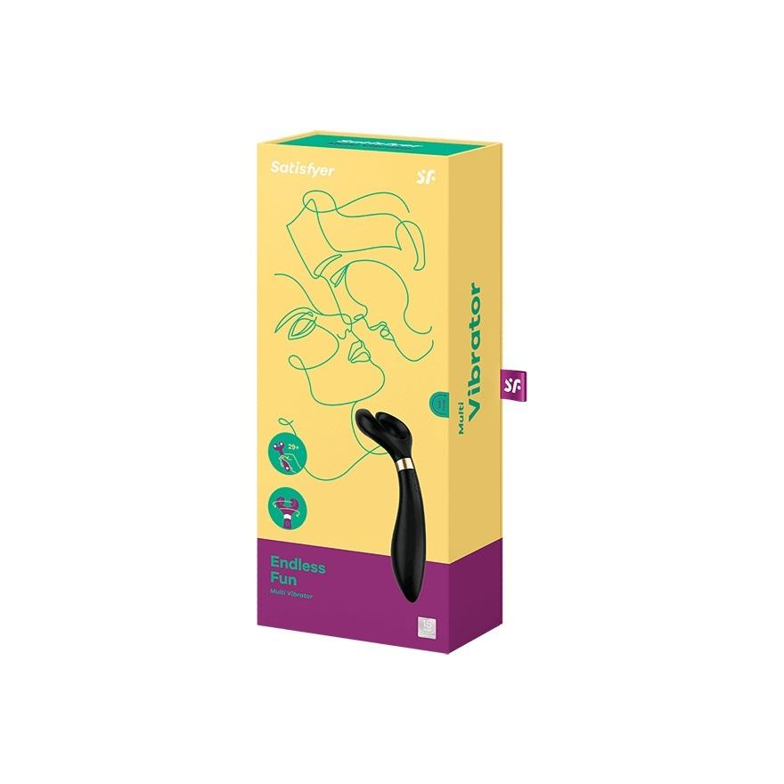 Satisfyer Endless Fun Multifunkční vibrátor – černý
