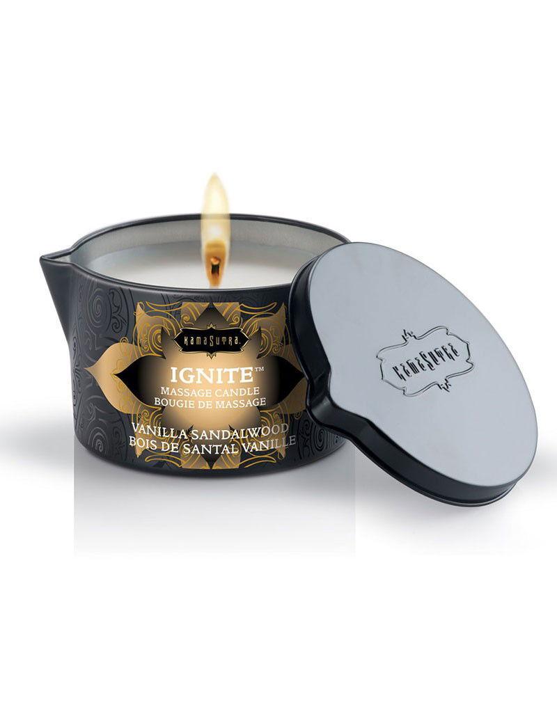 KamaSutra Masážní svíčka Vanilla Sandalwood 170 g - Image 3