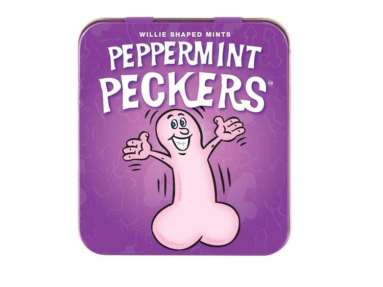 S&F Peppermint Pecker Bonbony ve tvaru penisu 40 g