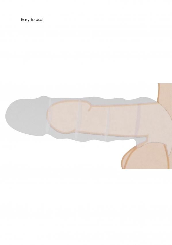 REALROCK Prodlužující návlek na penis 22 cm - Image 4