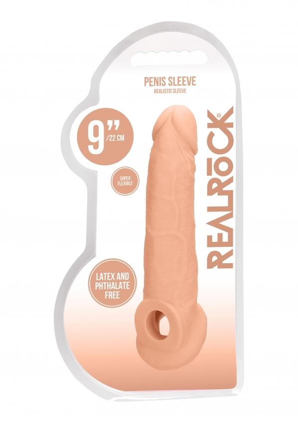REALROCK Prodlužující návlek na penis 22 cm