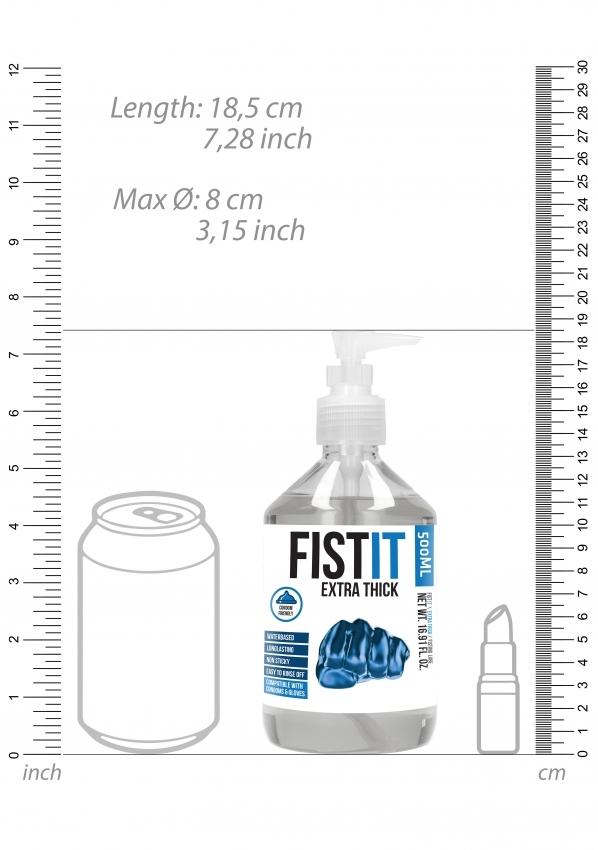 Fist-it Extra Thick Fisting lubrikační gel s pumpičkou 500 ml - Image 4