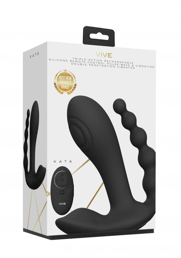 VIVE Vibrátor do kalhotek Kata - černý - Image 6