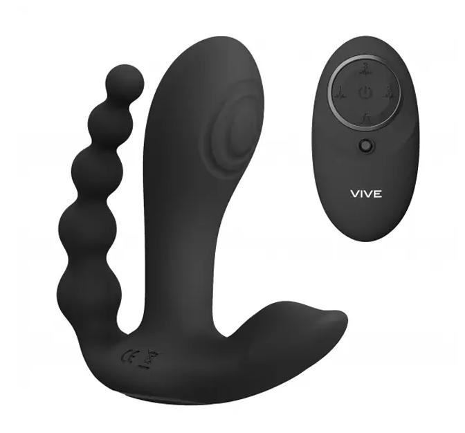 VIVE Vibrátor do kalhotek Kata v černé barvě