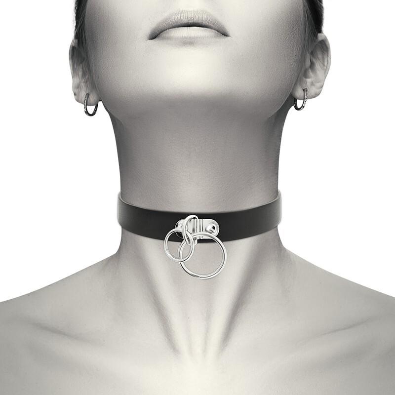 Coquette Hand Crafted Choker Double Ring