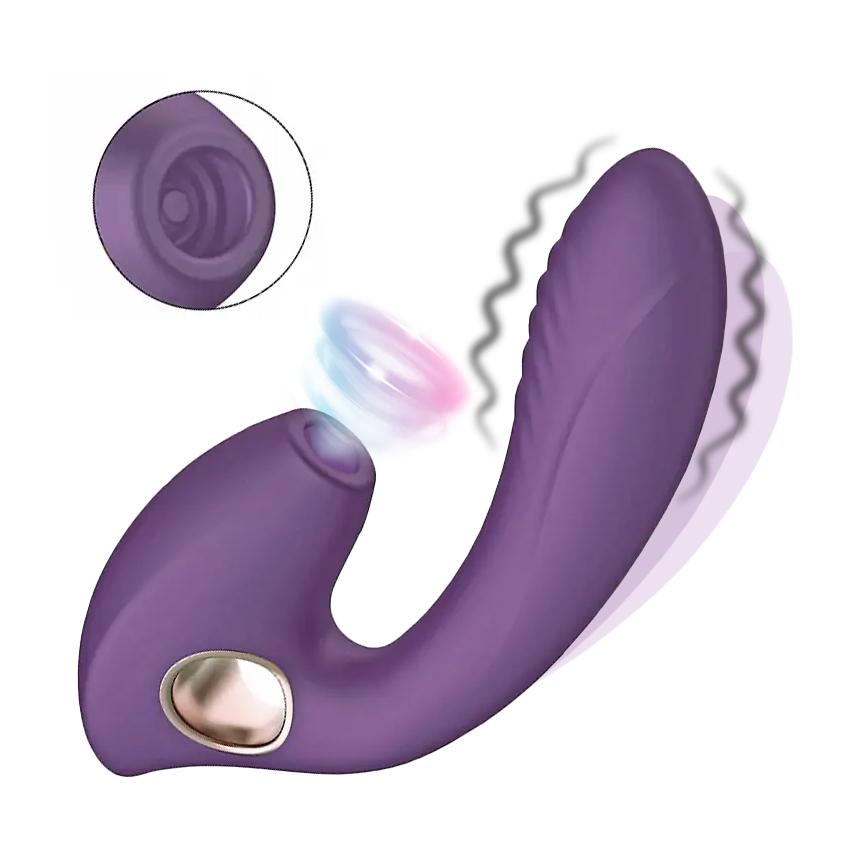 BASIC X Alyssa stimulátor klitorisu a vibrátor 2v1 fialový