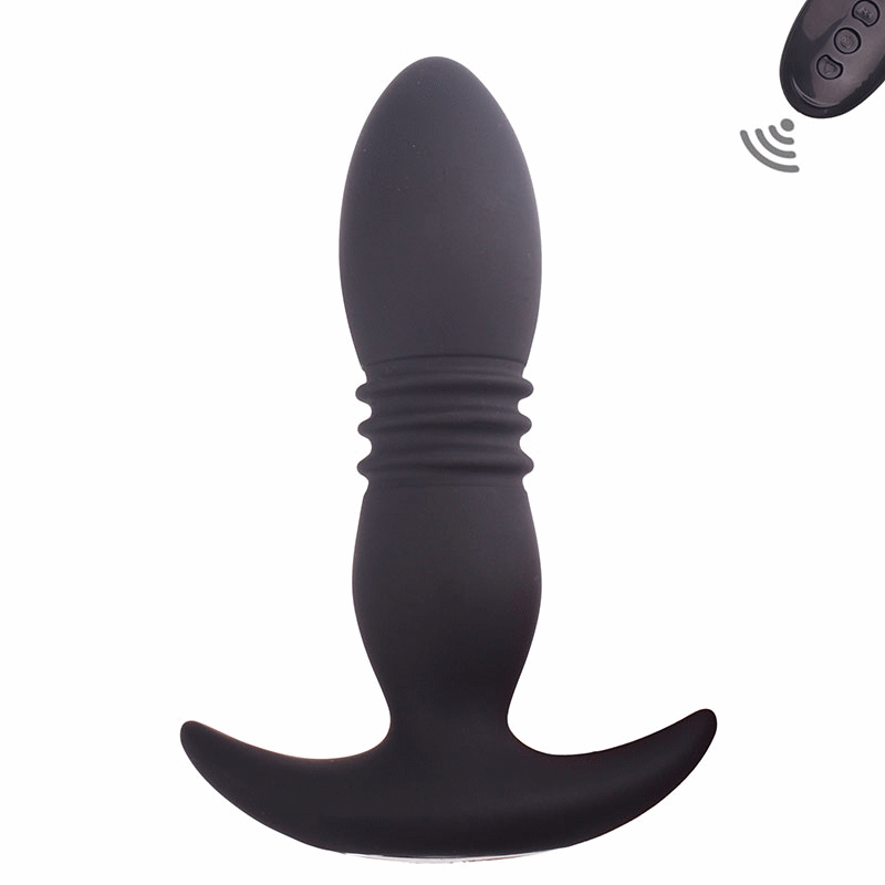 BASIC X Rafael vibrační anální kolík na dálkové ovládání černý - Image 7