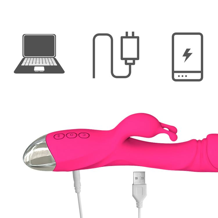 BASIC X Axel rabbit vibrátor růžový