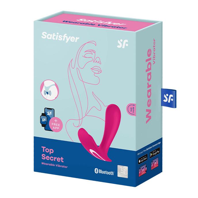 Satisfyer Top secret Vibrátor do kalhotek – růžový