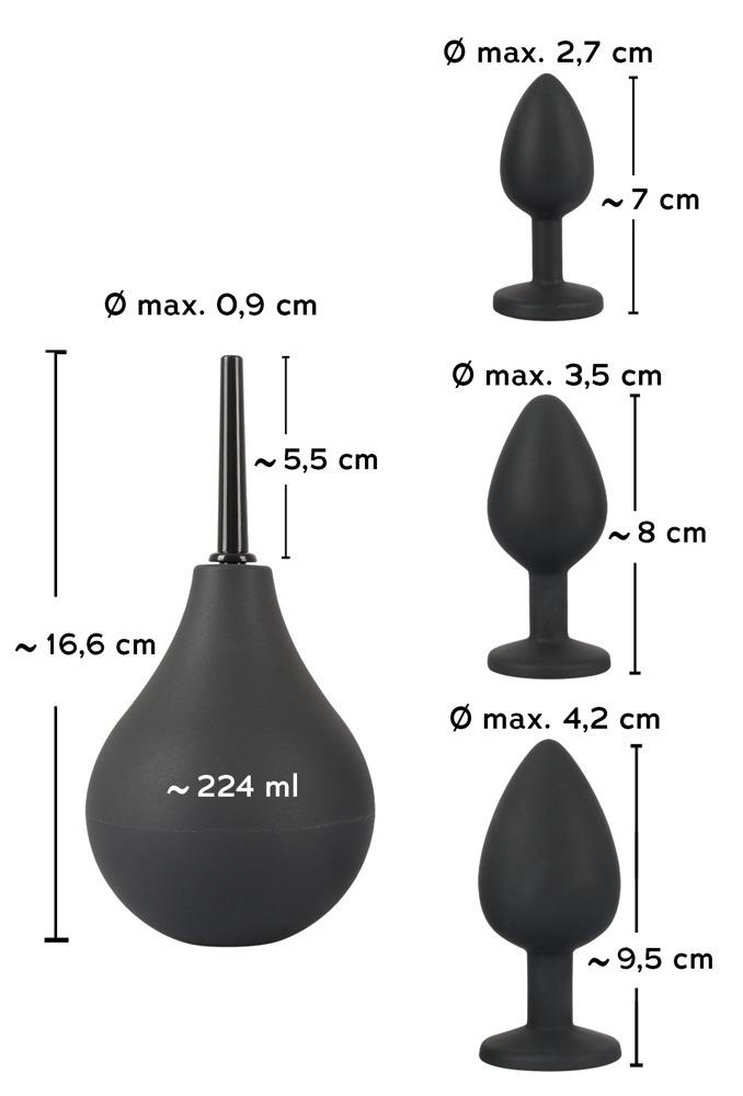 Black Velvets Set 3 análních kolíků a sprchy - Image 4