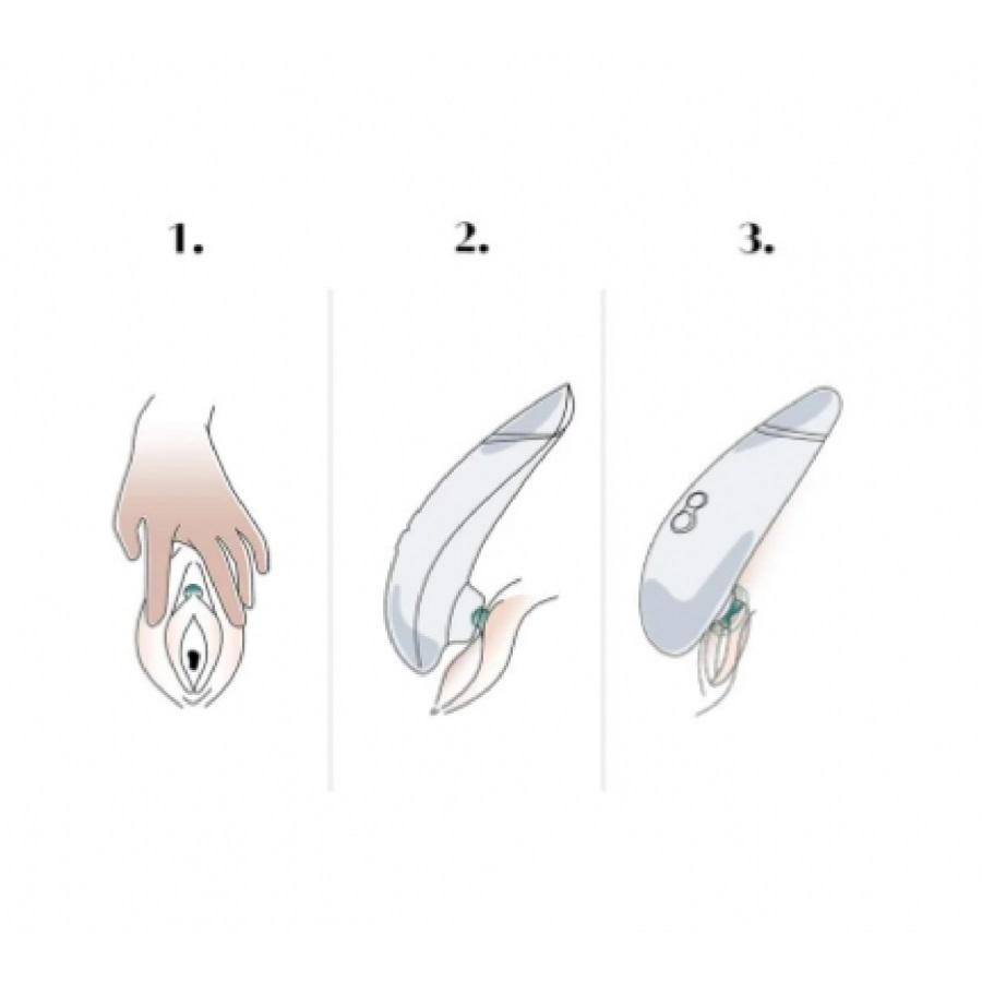 Womanizer Premium 2 stimulátor na klitoris Bordeaux - Obrázek 5