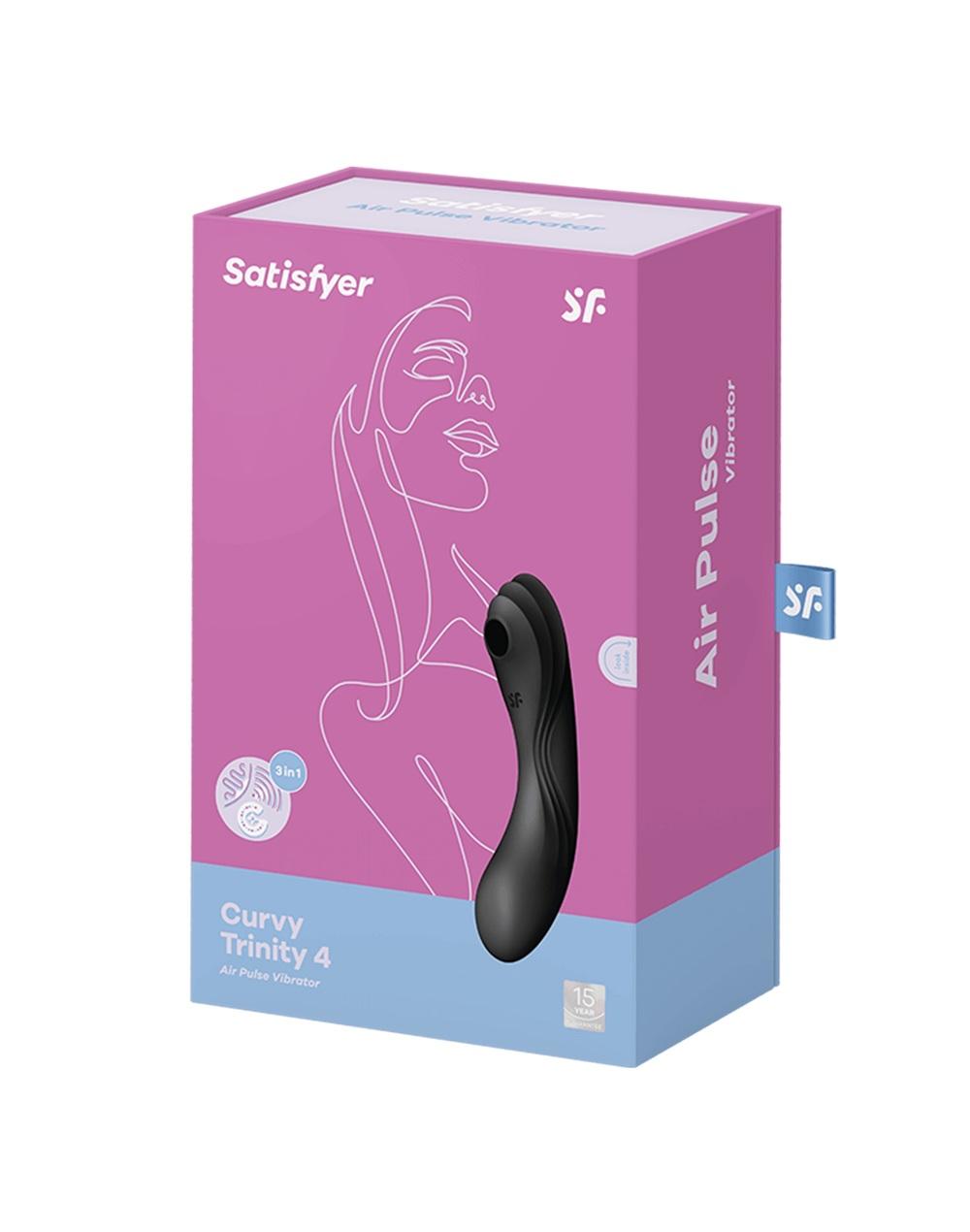 Satisfyer Curvy Trinity 4 vibrátor - černý - Obrázek 5